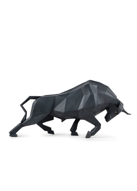 LLADRO' TORO MATE SCHWARZ 01009593
