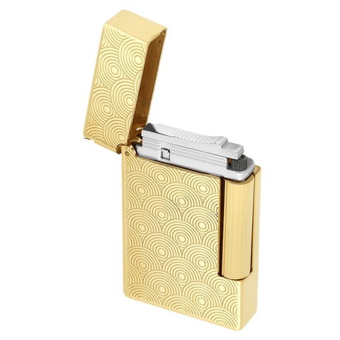 LI INITIAL CINETIQUE Y GOLD FEUERZEUG 020845 ST DUPONT