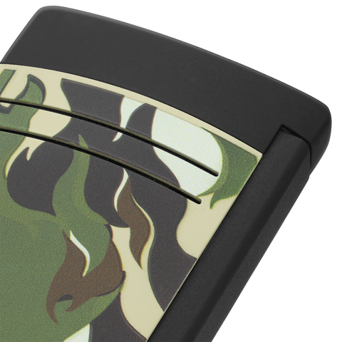 MAXIJET CAMO GRÜN FEUERZEUG 020150 ST DUPONT GRÜN