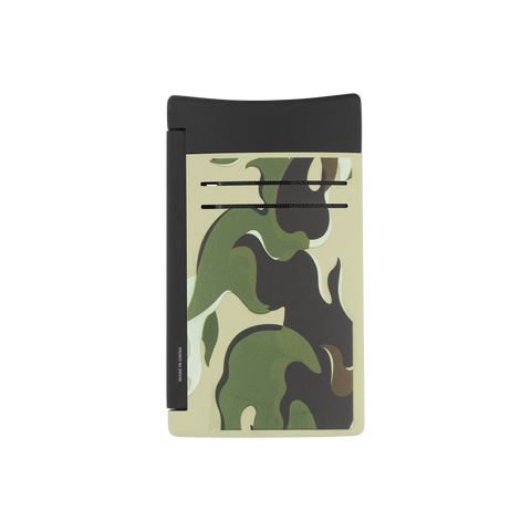 MAXIJET CAMO GRÜN FEUERZEUG 020150 ST DUPONT GRÜN