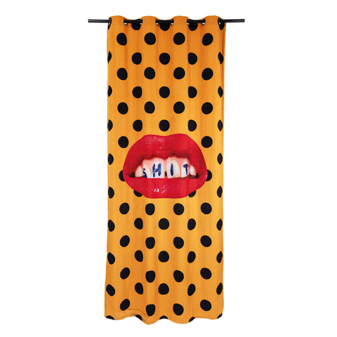 POLYESTER TOILETTENPAPIERVORHANG 140X280 CM SHIT ART. 02404 SELETTI ORANGE