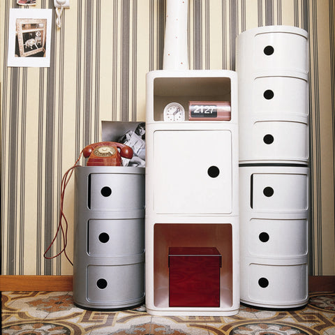KARTELL RED MODULAR 4-ELEMENT NACHTTISCH