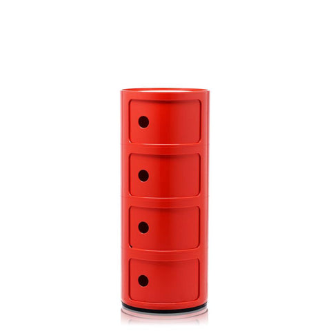 KARTELL RED MODULAR 4-ELEMENT NACHTTISCH