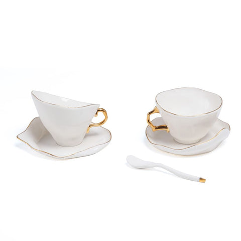 SELETTI 2ER-PACK MELTDOWN TEESERVICE, PORZELLAN 09597