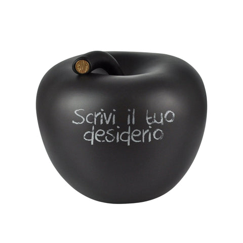 EVA MELA IN CERAMICA LAVAGNA GRANDE NERO