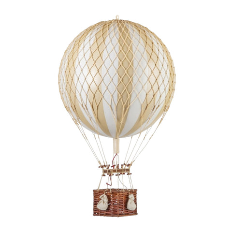 WEISS/ELFENBEIN HEISSLUFTBALLON 32 CM AP163W AUTHENTISCHES MODELL