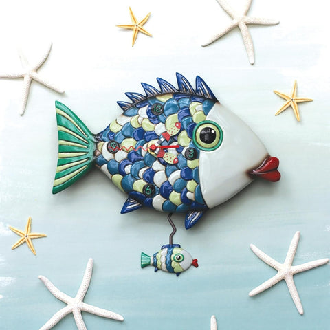 CLOCK FISH ALLEN DESIGNS