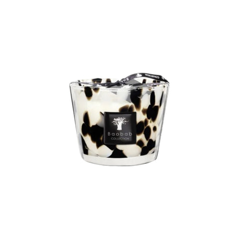 BAOBAB KERZE MAX 10 SCHWARZE PERLEN ART. MAX10PB