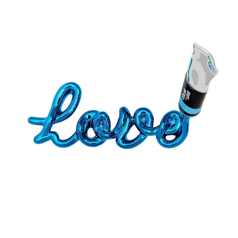 SCULTURA MINI THE COLOR OF LOVE AZZURRO CM.12 ART. BPZ013/A SEQUENZE BLUE