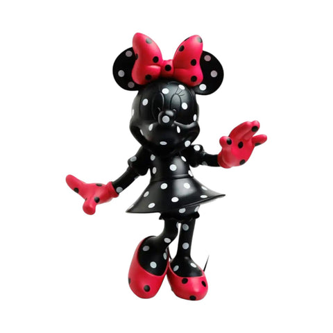 MINNIE WELCOME MATT BLACK & WHITE DOTS 31CM ART. DISST03102CT LEBLON DELIENNE MULTICOLOR