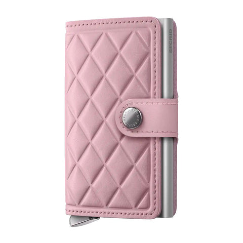 PREMIUM-GELDBÖRSE MINI-GELDBÖRSE PRÄGUNG DIAMANT SECRID ROSE PINK