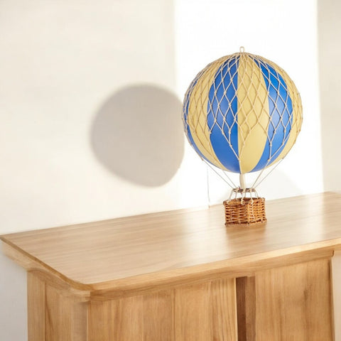 Heißluftballon 18cm Blau AP161D Authentic Models