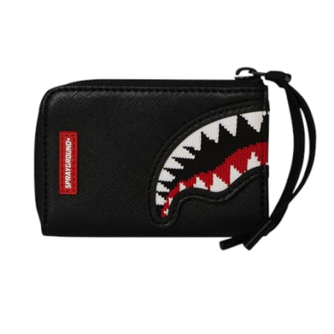 FLY KNIT MOUTH WALLET 910W8029NSZ SPRAYGROUND SCHWARZ