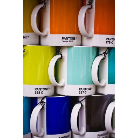 PANTONE BECHER 101030012 COPENHAGEN DESIGN GELB