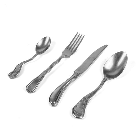 SELETTI CLASSIC ON ACID BESTECKSET 4-TEILIG (LÖFFEL + GABEL + MESSER + TEELÖFFEL) 1096
