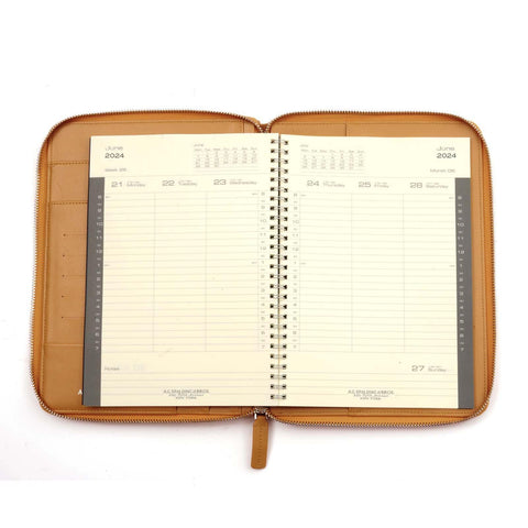 AGENDA 2024 CLEVER GIALLO 765402U404 SPALDING