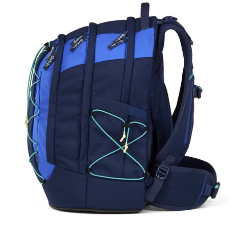 RUCKSACK PACK SCHULRUCKSACK SATCH CROSSED BLAU