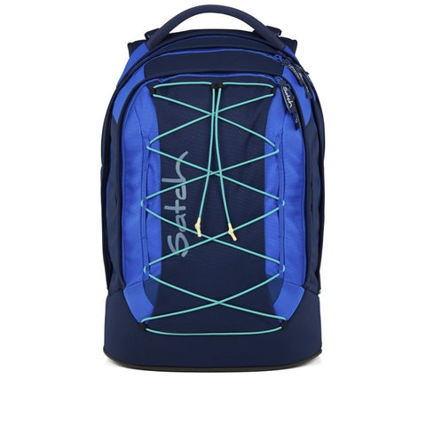 RUCKSACK PACK SCHULRUCKSACK SATCH CROSSED BLAU