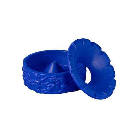 SELETTI TERRAKOTTA ASCHENBECHER BLAU DIALOGE CM 21 H 8 11515B