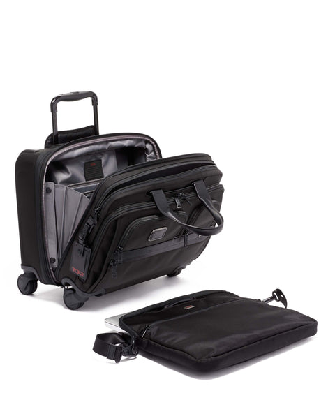 TROLLEY ALPHA DELUXE 4-ROLLEN LAPTOPTASCHE AKTENKOFFER 117158/1041 TUMI SCHWARZ