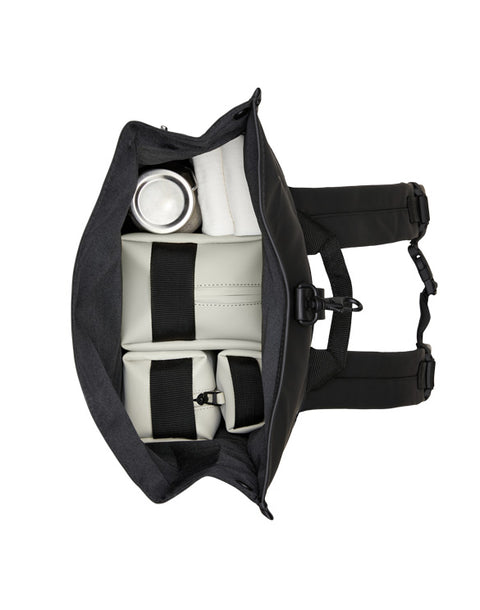 ZAINO ROLLTOP RUCKSACK W3 13320 RAINS BLACK