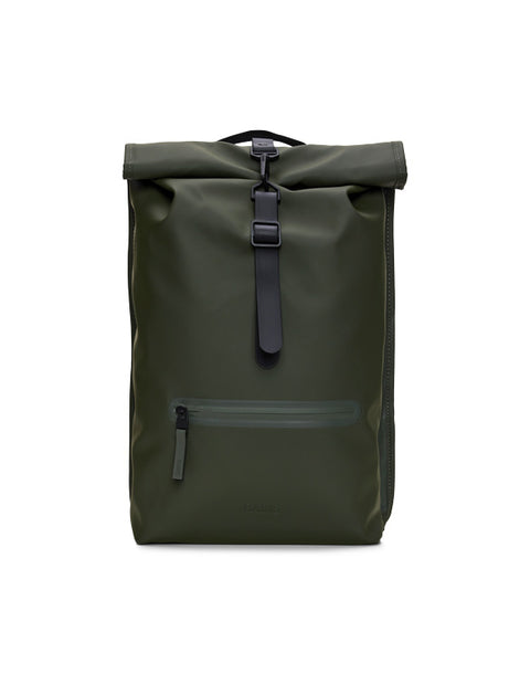 ZAINO ROLLTOP RUCKSACK W3 13320 RAINS GREEN