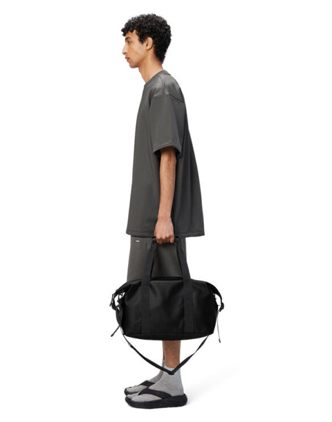HILO WEEKEND BAG SMALL W3 BLACK GRAIN ART. 14220 RAINS BLACK