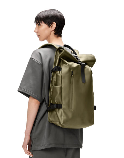 ROLLTOP LARGE W3 REVEL RUCKSACK ART. 14590 RAINS GRÜN