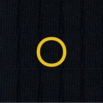 BLAUE HERRENSOCKEN MIT SENFGRAUEN INITIALEN - GRÖSSE 40/45 -0- 134-0-0 EINZELNE SOCKEN