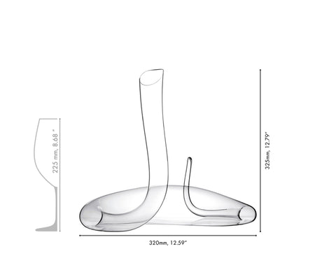 DECANTER HANDMADE 750 CCM MAMBA 1950/19 RIEDEL TRANSPARENT