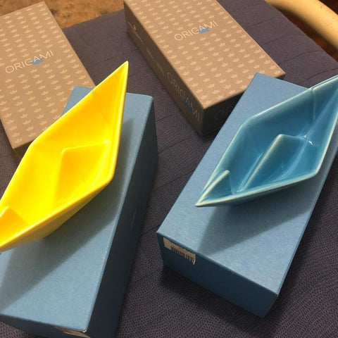 ORIGAMI MITTELBLAUES BOOT ART. 2512 CRESCENTINI KERAMIK