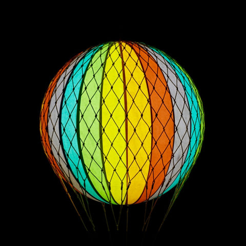 18CM LED-REGENBOGEN-HEISSLUFTBALLON AP161IE AUTHENTISCHE MODELLE