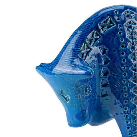 STIERFIGUR CM.32 RIMINI BLAU ALDO LONDI ART. ZZ999-14 BITOSSI CERAMICHE BLAU