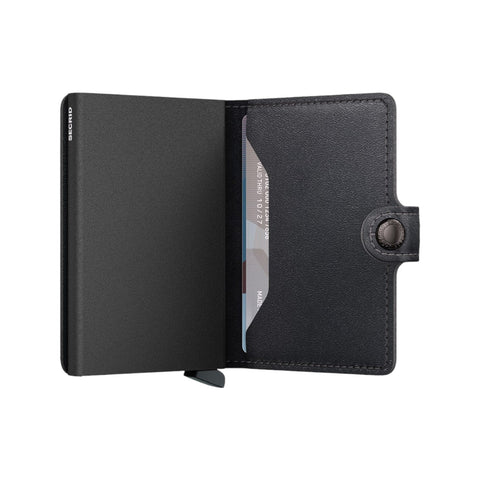 MINIWALLET ORIGINAL PULVERBESCHICHTETES SECRID SCHWARZES WALLET