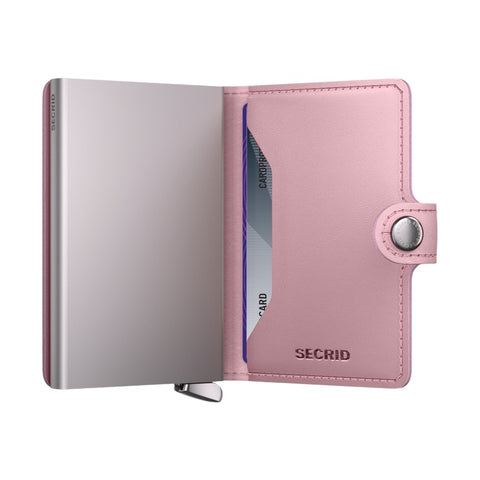 PREMIUM-GELDBÖRSE MINI-GELDBÖRSE PRÄGUNG DIAMANT SECRID ROSE PINK