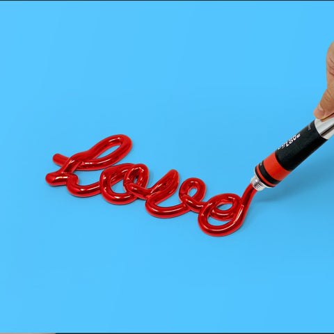 MINI-SKULPTUR DIE FARBE DER LIEBE ROT CM.12 ART. BPZ013/R SEQUENZEN ROT