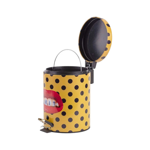 METALL UND KUNSTSTOFF MÜLLEIMER TOILETTENPAPIER HOME DIAM 25 SHIT SELETTI
