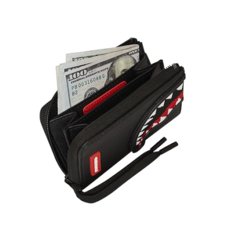 FLY KNIT MOUTH WALLET 910W8029NSZ SPRAYGROUND SCHWARZ