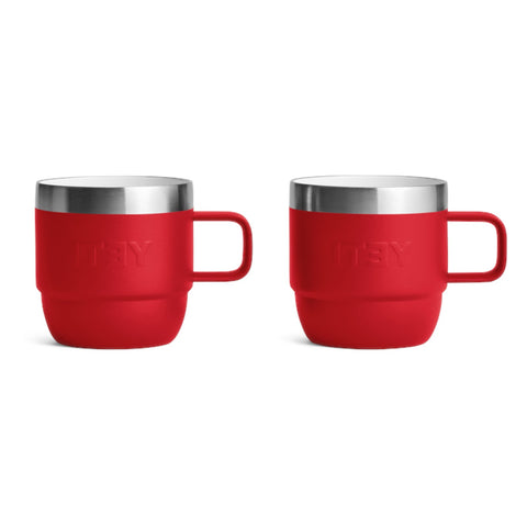 ESPRESSOBECHER 2 STK RESCUE YETI ROT