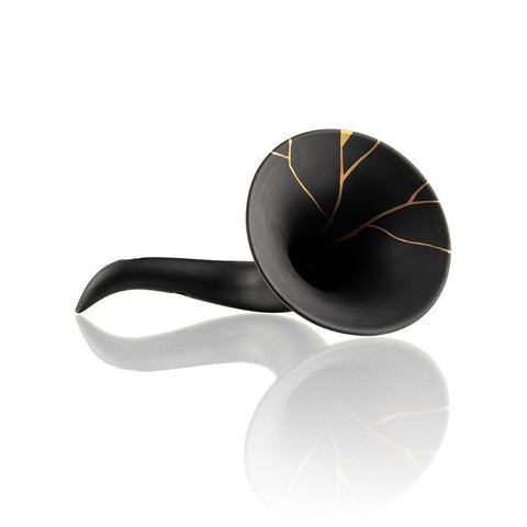 SCARAMAZ KINTSUGI MATT ART. 2563 CERAMICHE CRESCENTINI SCHWARZ