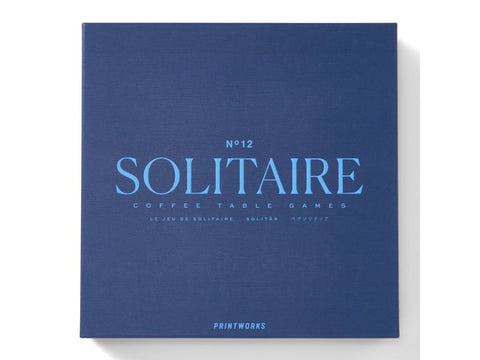 SOLITAIRE-SPIELKUNST. PW00669 PRINTWORKS BLAU