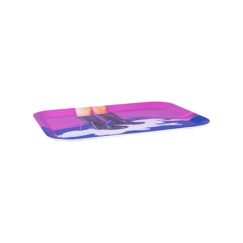 VASSOIO IN MELAMINA 32X43,5 MILKY BOOTS ART 19036 SELETTI