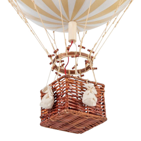 WEISS/ELFENBEIN HEISSLUFTBALLON 32 CM AP163W AUTHENTISCHES MODELL