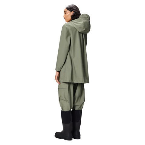 REGENMANTEL A-LINIE W JACKE M W3 18050 RAINS DRIFT GREEN