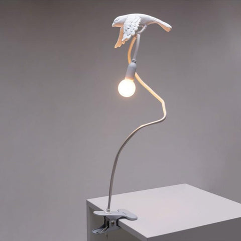SELETTI 15311 SPARROW-LANDING RESIN USB-LAMPE MIT KLEMME