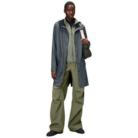 REGENMANTEL LANGE JACKE S W3 12020 RAINS LAGOON BLUE
