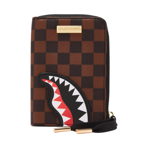 SAWTOOTH SHARKS IN PARIS GELDBÖRSE 910W7843NSZ SPRAYGROUND BRAUN