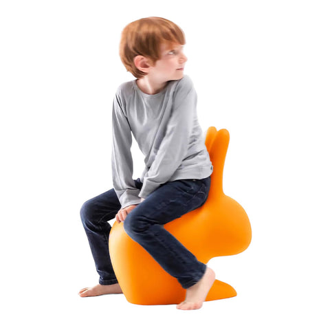 RABBIT CHAIR BABY DARK ORANGE 90001DO QEEBOO ORANGE