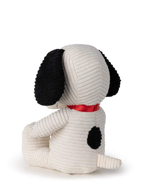 SNOOPY ECO COUDUROY IN GESCHENKBOX 27CM - 11'' WEISS