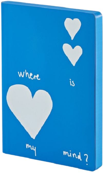 GRAFISCHES NOTIZBUCH „WHERE IS MY MIND?“ ART. 56659 NUUNA BLAU